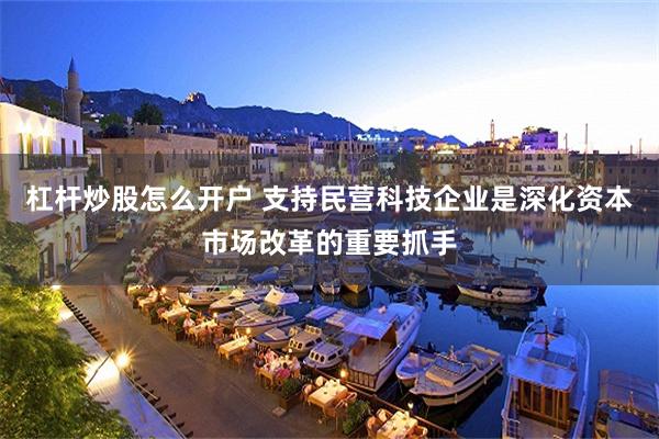 杠杆炒股怎么开户 支持民营科技企业是深化资本市场改革的重要抓手