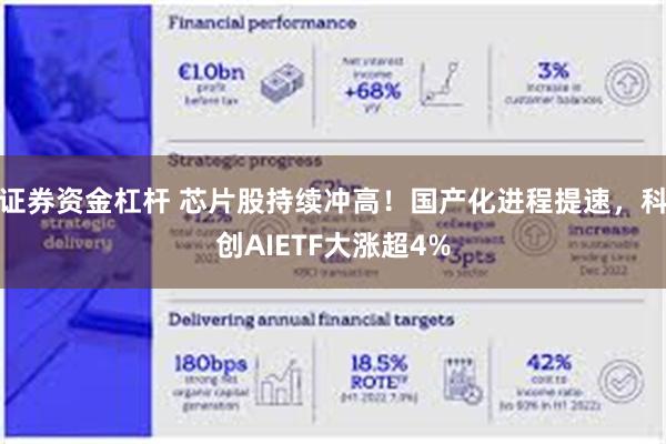 证券资金杠杆 芯片股持续冲高！国产化进程提速，科创AIETF大涨超4%