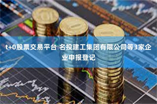 t+0股票交易平台 名投建工集团有限公司等3家企业申报登记