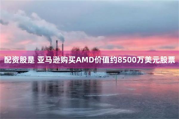 配资股是 亚马逊购买AMD价值约8500万美元股票