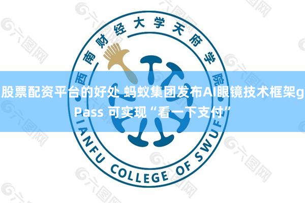 股票配资平台的好处 蚂蚁集团发布AI眼镜技术框架gPass 可实现“看一下支付”